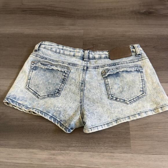 2000s lowrise american flag denim mini shorts - Picture 8 of 8